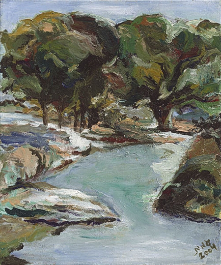 50X60 Tree and Stream - 14